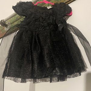 Black rose dress